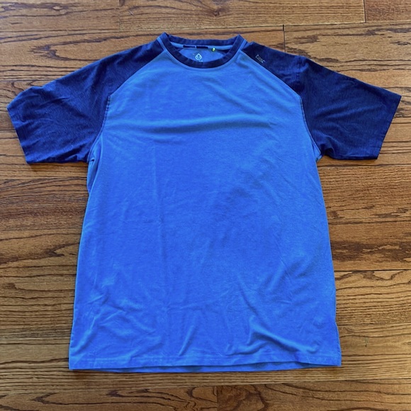 Tasc Color Block Blue T-shirt, XL - Picture 1 of 11